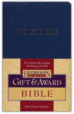 KJV Gift and Award Bible, Imitation Leather Blue
