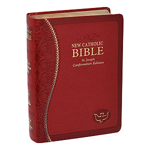 Saint Joseph New Catholic Bible - (Personal Size) Red