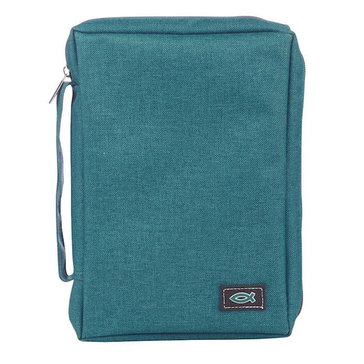 Bible Cover - Fish Blue, Small