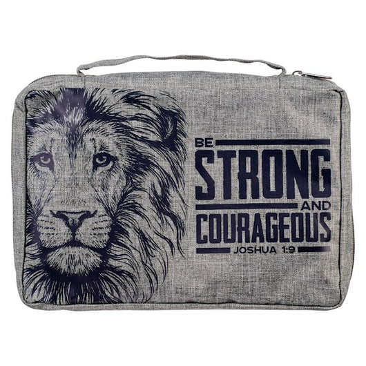 Be Strong and Courageous Bible Cover Medium