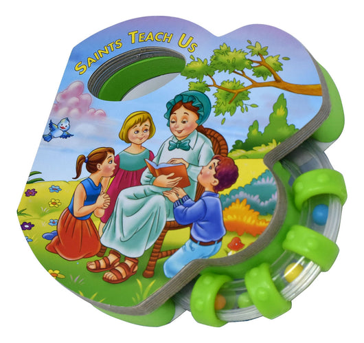 Saints Teach Us - Rattle Board Book