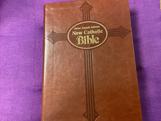 St. Joseph New Catholic Bible Gift Edition Large Print — Brown