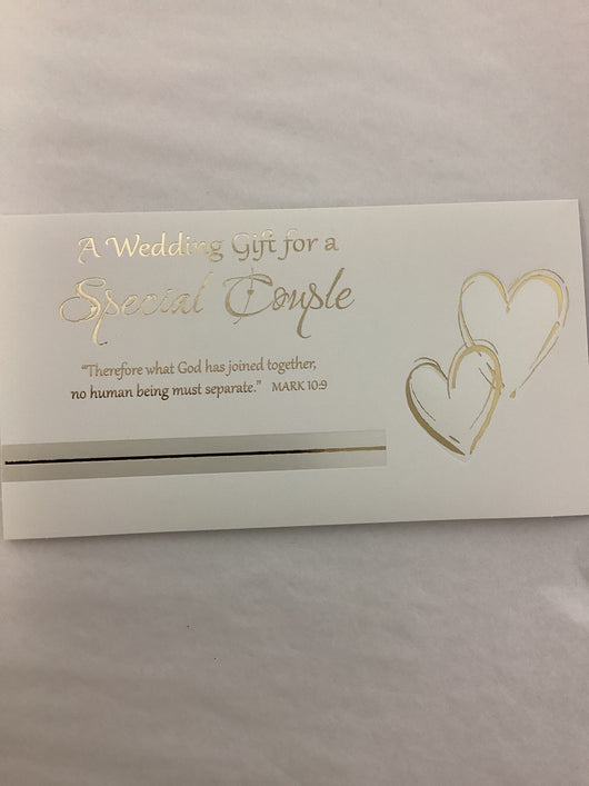 A Wedding Gift for a Special Couple - Money Holder Greeting Card