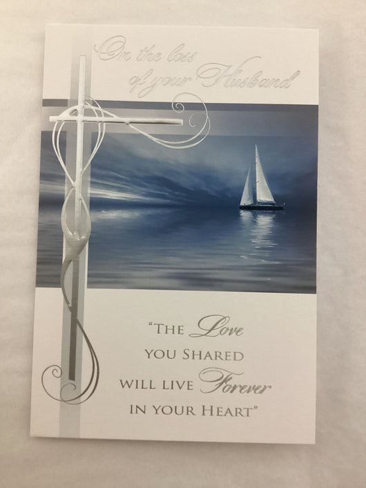 On the Loss of Your Husband - Sympathy Card