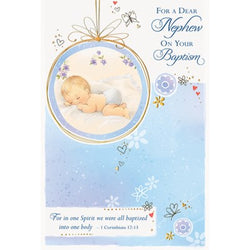Greeting Card - Baptism Nephew