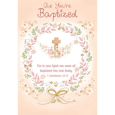 Greeting Card - Girl Baptism
