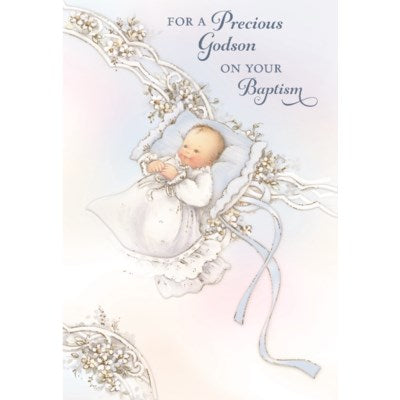 Greeting Card - Godson Baptism
