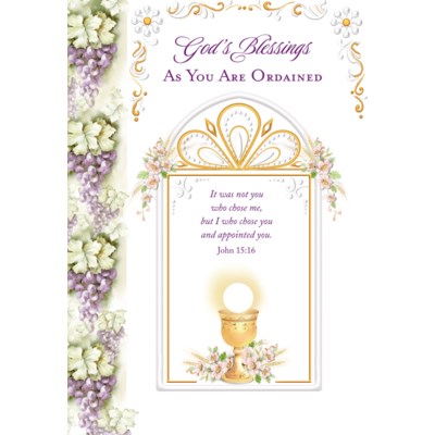 Greeting Card - Ordination