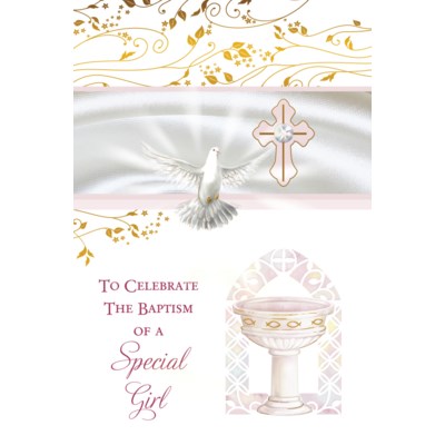 Greeting Card - Girl Baptism