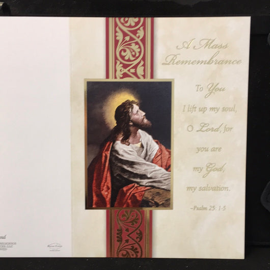 Mass Card - A Mass Remembrance - box of 50 cards