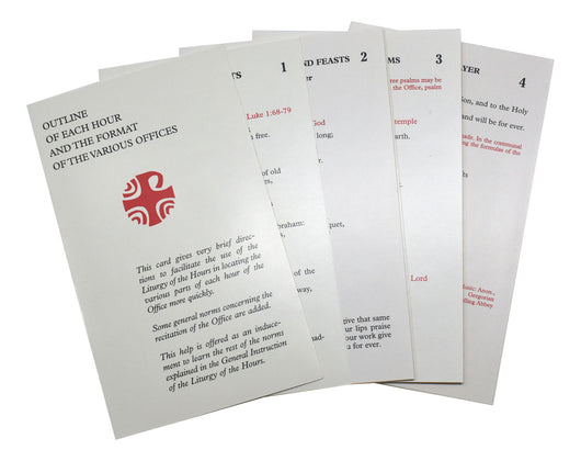 Outline of Each Hour and the Format of the Various Offices