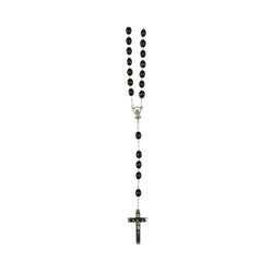 Rosary 8 mm Black Wooden Beads