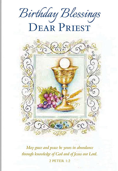 Birthday Blessings Dear Priest - Greetings of Faith