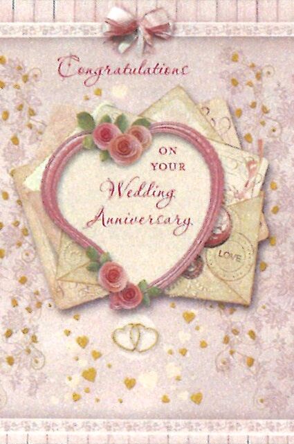 Greetings of Faith - Congratulations On Your Wedding Anniversary - Greeting Card