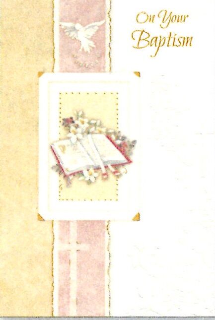 Greetings of Faith - On Your Baptism - Greeting Card