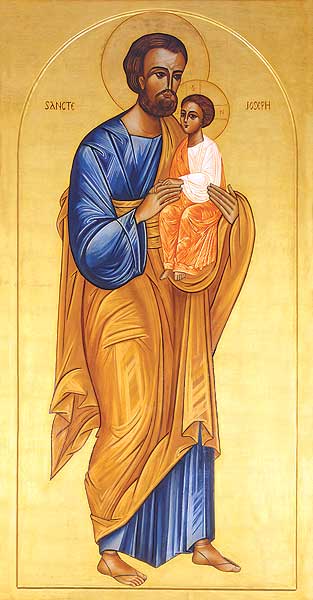 Greeting cards - St Joseph and the Christ Child