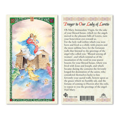 Our Lady of Loreto Prayer Card
