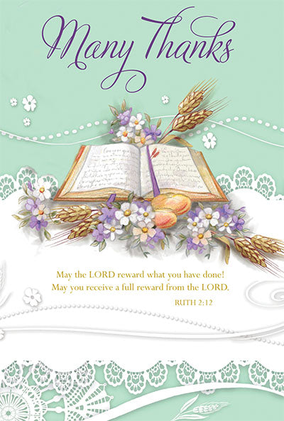 Many Thanks Greeting Card