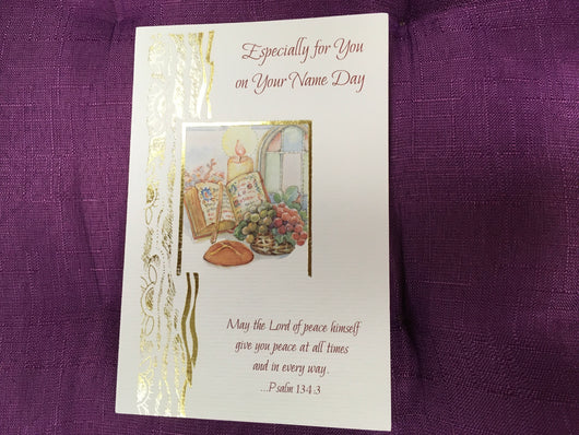 Especially For You on Your Name Day Greeting Card