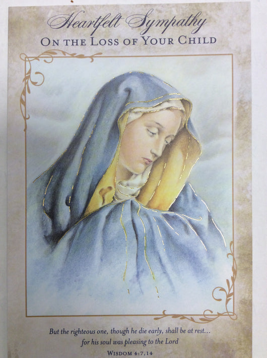 Heartfelt Sympathy On The Loss Of Your Child
