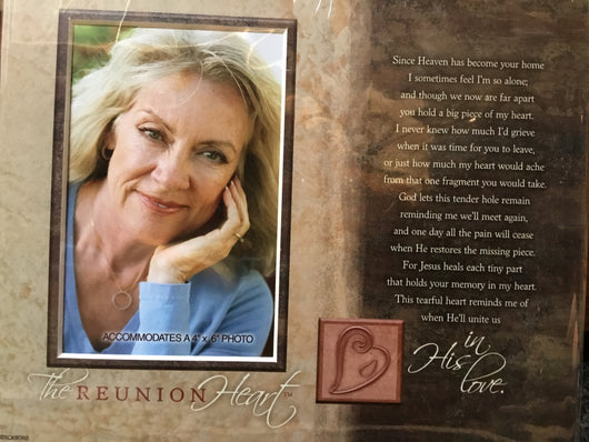 The Reunion Heart - Memorial photo mat