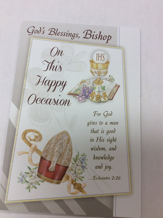 God’s Blessings Bishop On This Happy Occasion