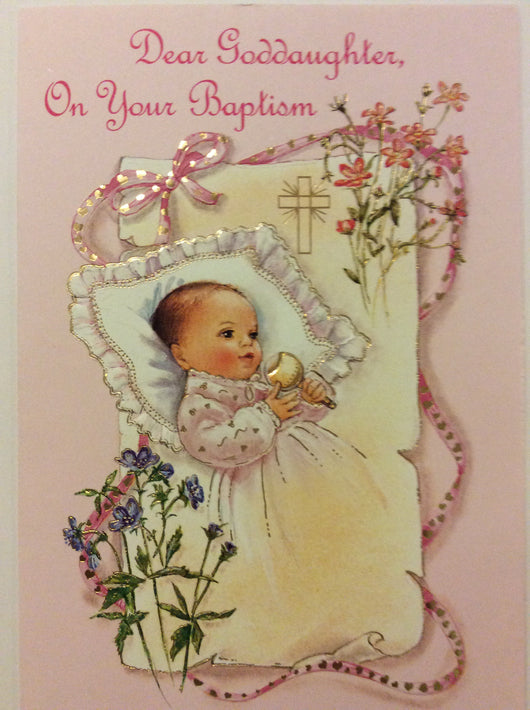 Mainzer - Dear Goddaughter On Your Baptism - Greeting Card