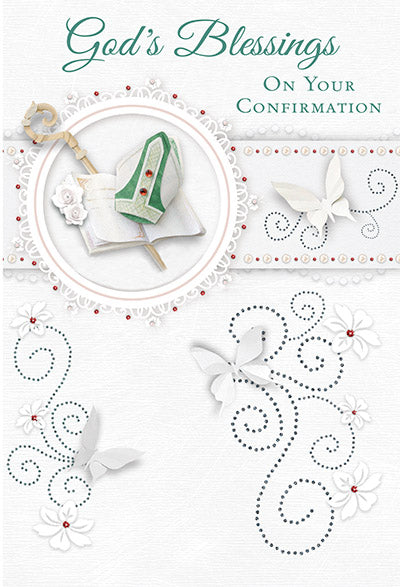 Greetings of Faith - God’s Blessings On Your Confirmation - Greeting Card