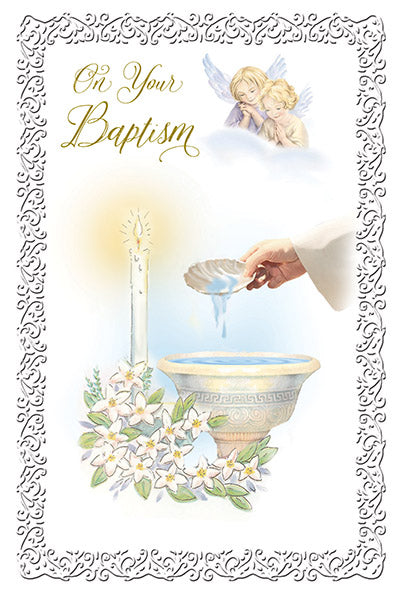 Greetings of Faith - On Your Baptism - Greeting Card