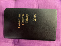 Canadian Church Desk Diary 2025 (black)