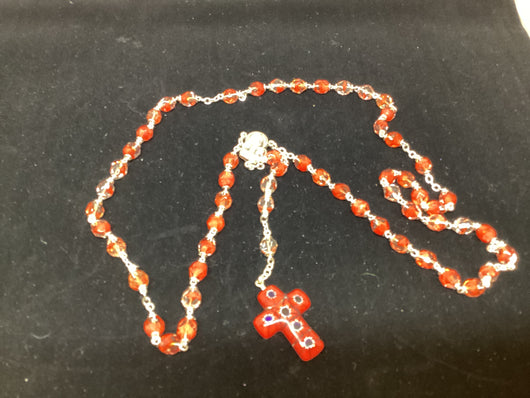 Genuine Red Murano Glass Rosary