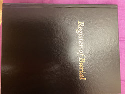 Register of Burial