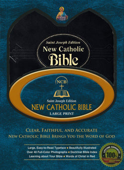 Saint Joseph New Catholic Bible Gift Edition Large Print — Black