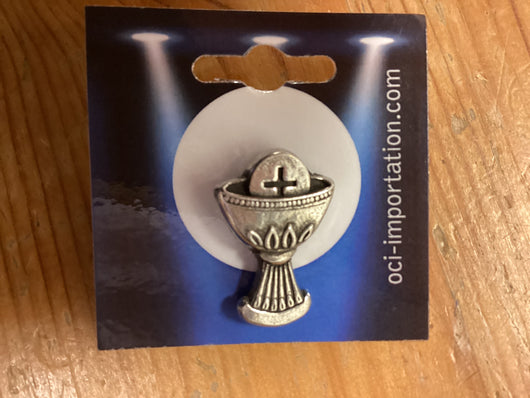 Chalice and Host Lapel Pin
