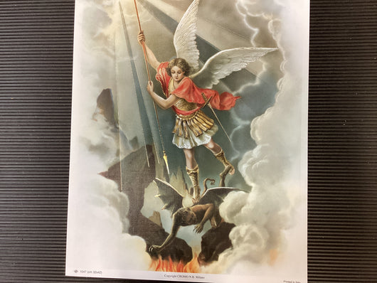 St Michael Archangel 12 by 16 in Print