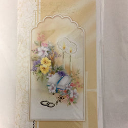 May God Bless You on Your Wedding Day  Greeting Card