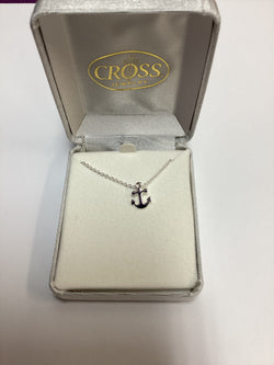 Anchor Cross Necklace