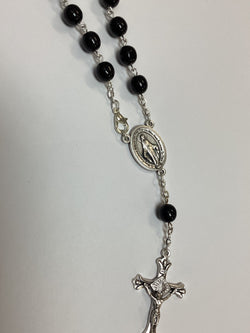 Auto Decade Rosary - Black