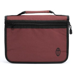 Bible Cover - Canvas, Burgundy, Extra Large