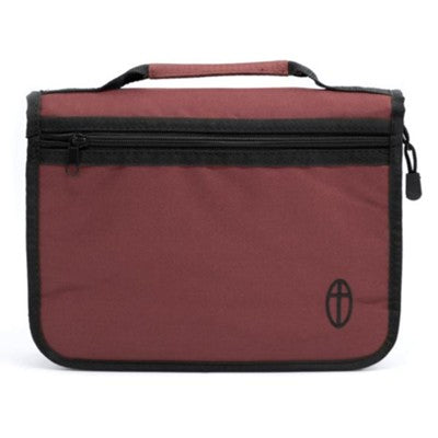 Bible Cover - Canvas, Burgundy, Extra Large