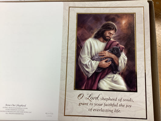 Jesus Our Shepherd Mass Cards box of 50