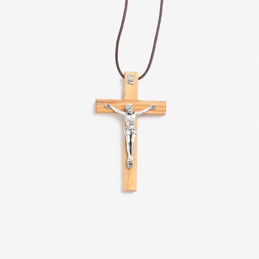 Shomali Pendant Crucifix 4 1/4 in