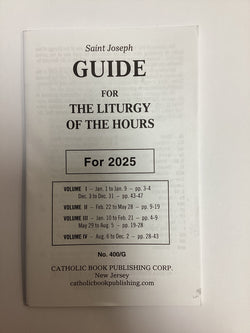 Saint Joseph Guide for the Liturgy of the Hours 2025