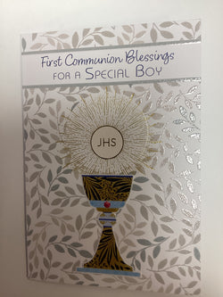 Greeting Card - First Communion Blessings For a Special Boy