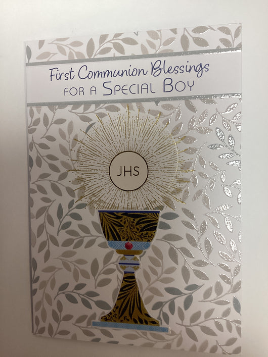 Greeting Card - First Communion Blessings For a Special Boy
