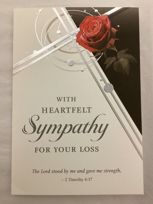 With Heartfelt Sympathy for Your Loss - Sympathy Card