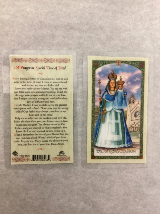 A Prayer in a Special Time of Need Prayer Card