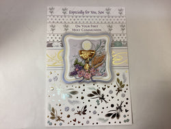 Greeting Card - First Communion Son