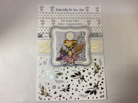 Greeting Card - First Communion Son