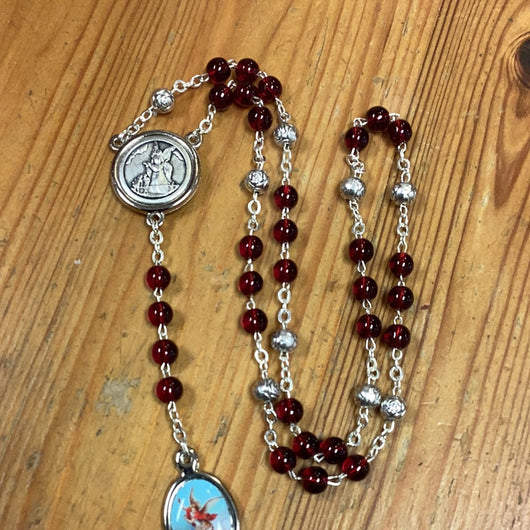 Saint Michael Chaplet Glass Beads
